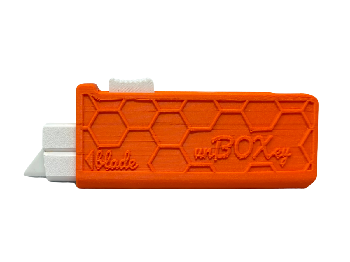 unBOXey™ ORIGINAL - Self-Retracting Box Cutter for Everyday Packages