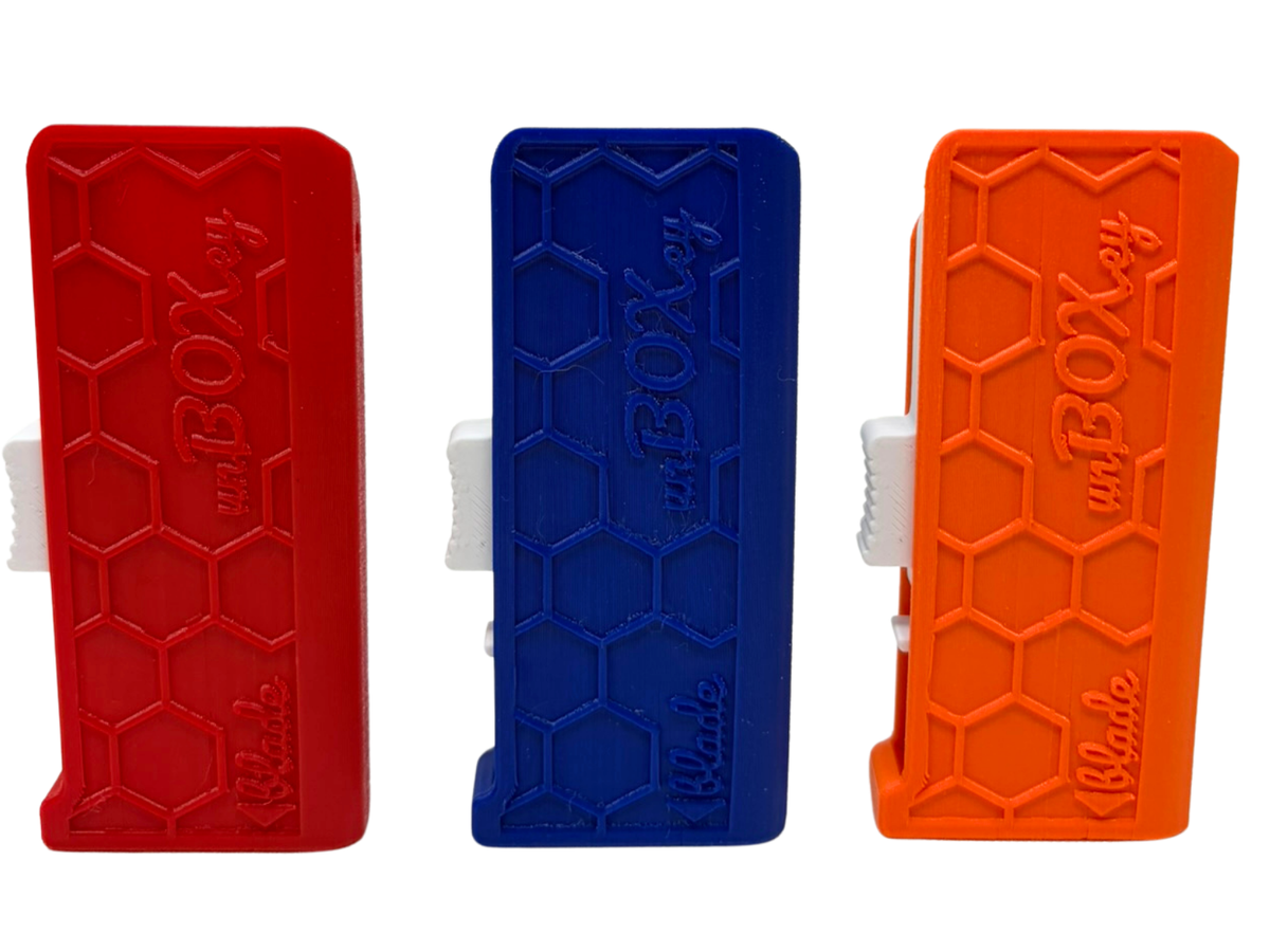 unBOXey™ ORIGINAL - Self-Retracting Box Cutter for Everyday Packages